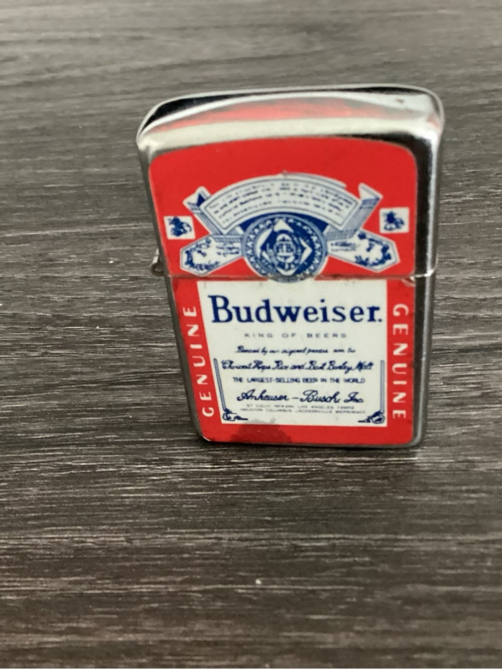 Vintage. Budweiser Advertising  Lighter made in Korea, hi-lite